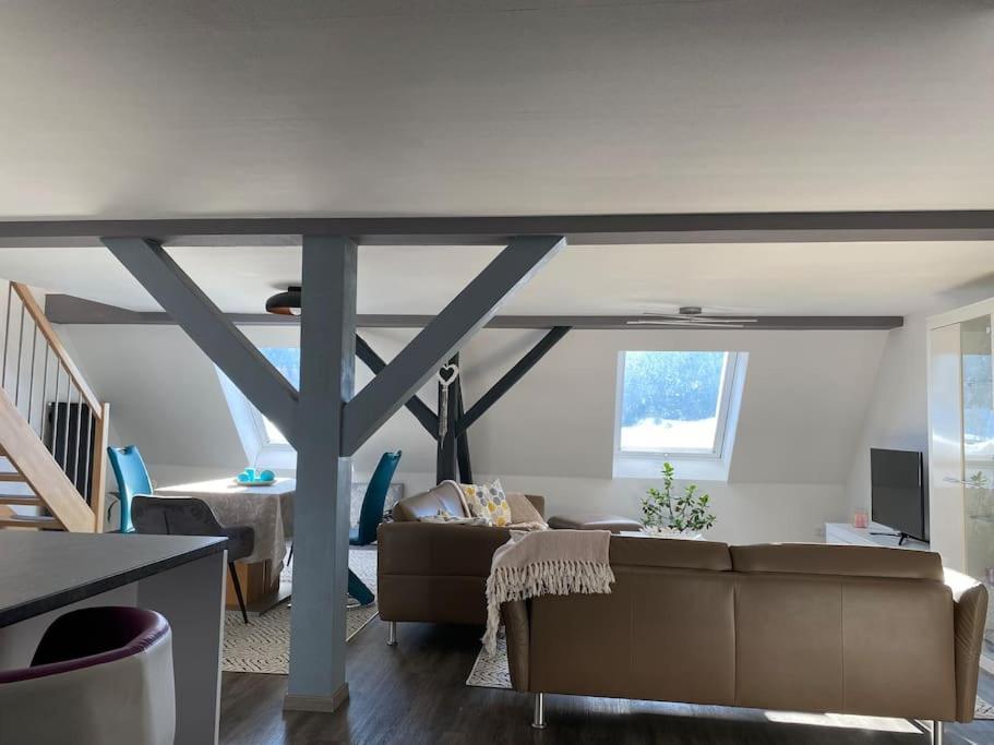 Loft Wohnung Mit Toller Aussicht Messstetten 外观 照片